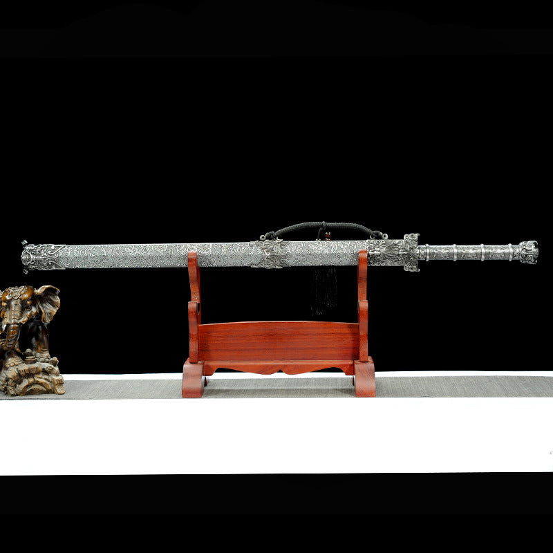 Ice Soul Sword: Authentic Longquan Eight-Sided Han Sword - Image 4