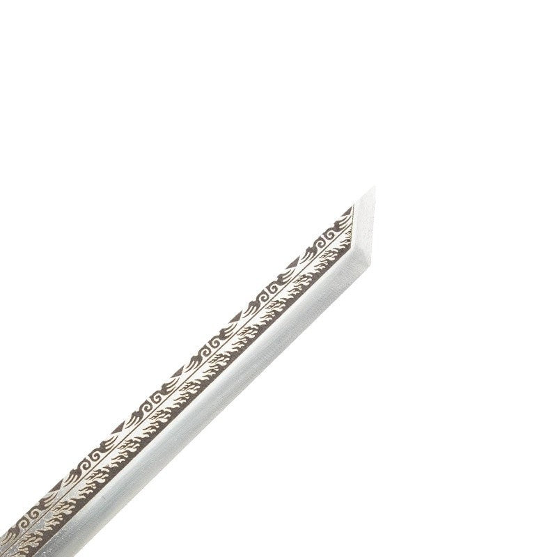 Huan Shou Tang Embroidered Spring Knife - High Manganese Steel, Self-Defense Weapon - Image 5