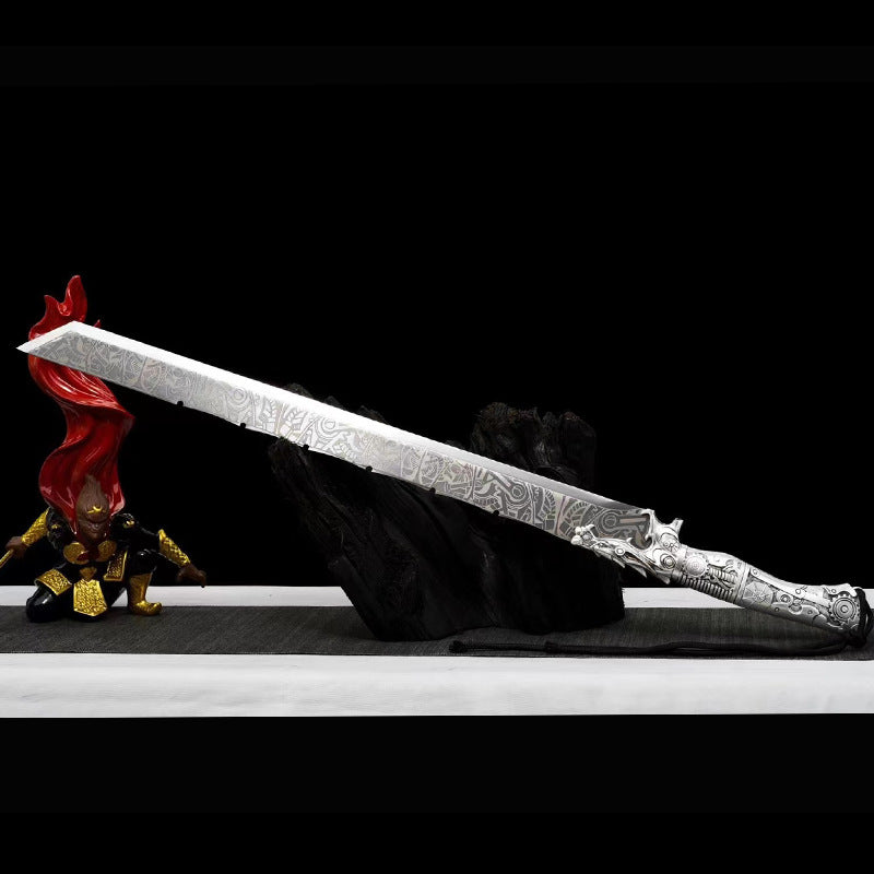 Tang Hengdao Short Sword: Outdoor Self-Defense High Manganese Steel Knife - Image 6