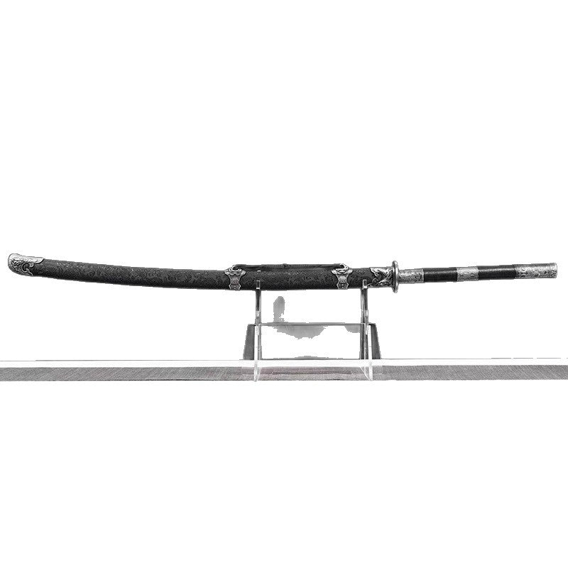 Chinese Miao Dao Embroidered Spring Knife Integrated Qijia Dao Longquan Sword - Image 5