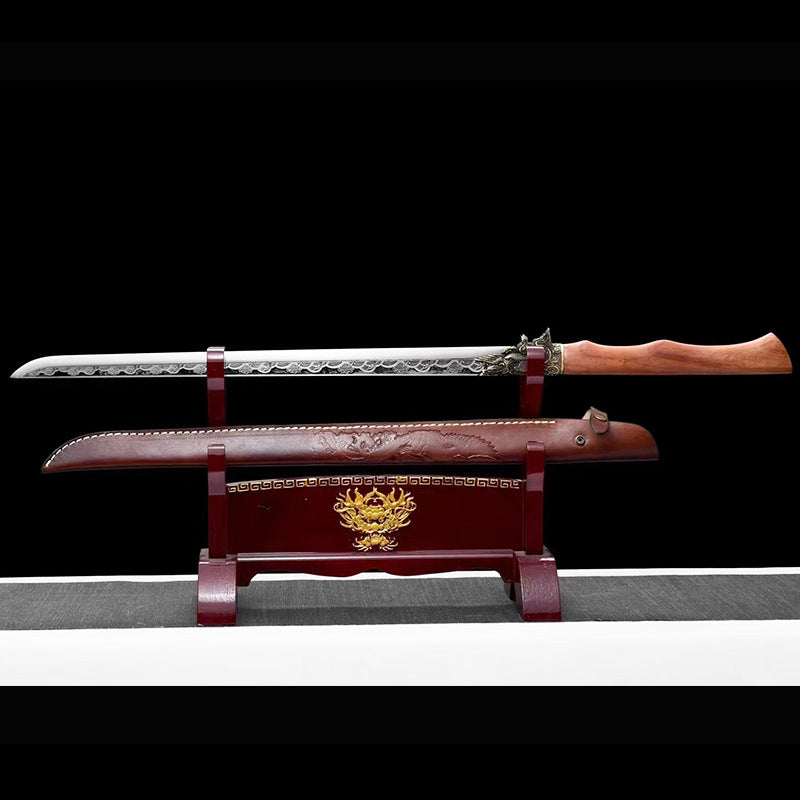 Longquan Tang Hengdao Knife: Outdoor Martial Arts Cold Weapon - Image 2