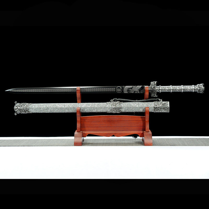 Ice Soul Sword: Authentic Longquan Eight-Sided Han Sword - Image 3