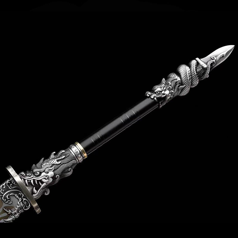 Authentic Qinglong Yan Yue Dao - Large Sword, Eighteen Ancient Weapons, Martial Arts Sword Ornaments, - Image 4