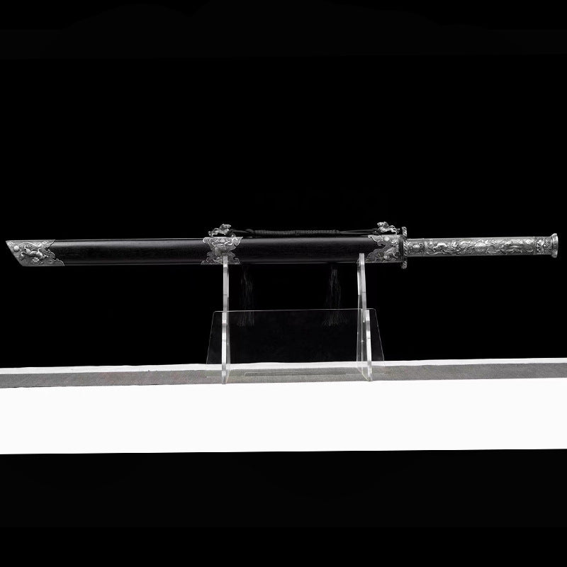 Kirin War Sword - Tang Hengdao One-Piece Sword, Authentic Sword, High Manganese Steel, Embroidered Spring Knife - Image 4