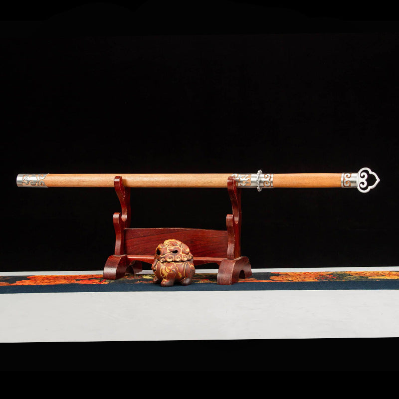 Huan Shou Tang Embroidered Spring Knife - High Manganese Steel, Self-Defense Weapon - Image 4