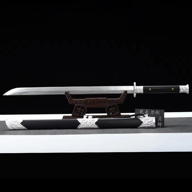 Silver Dragon War Knife - Tang Hengdao, Longquan Sword, Martial Arts Outdoor Weapon - Image 4