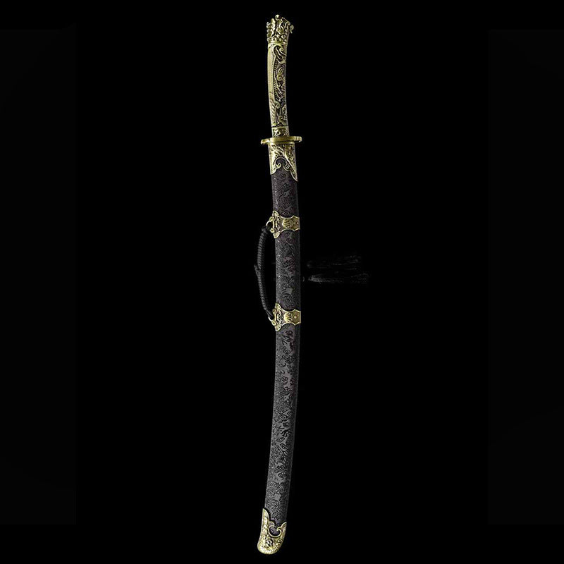 High-Performance Handmade Manganese Steel Cross Sword Yanling Sword - Image 4