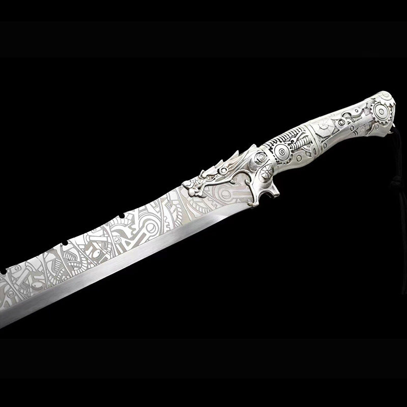Tang Hengdao Short Sword: Outdoor Self-Defense High Manganese Steel Knife - Image 3