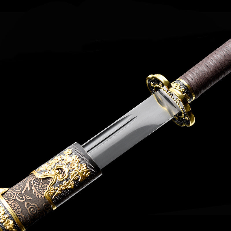 Chinese Miao Dao: Two-Handed Long Knife, Embroidered Spring, Clear Waist, Practice Knife - Image 2