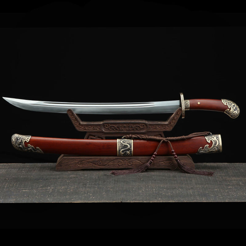 Handmade Manganese Steel "Phantom" Oxtail Knife