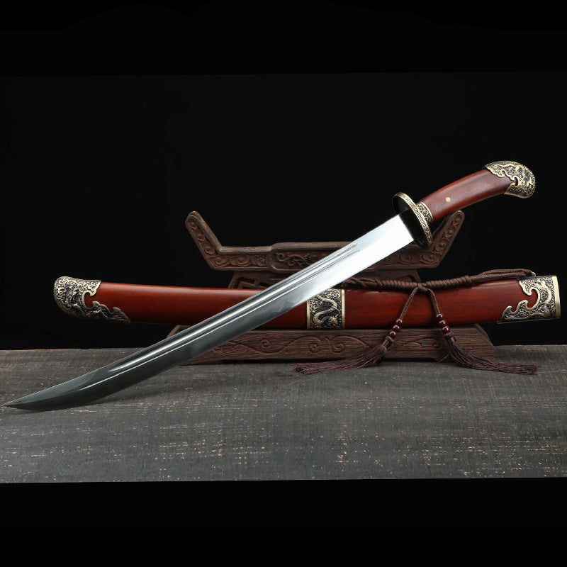 Handmade Manganese Steel "Phantom" Oxtail Knife - Image 4