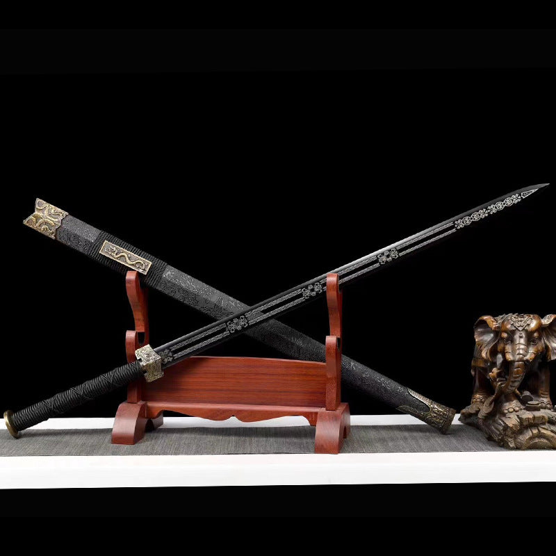 Sword: Manganese Steel Han Sword with Tang Hengdao - Image 6