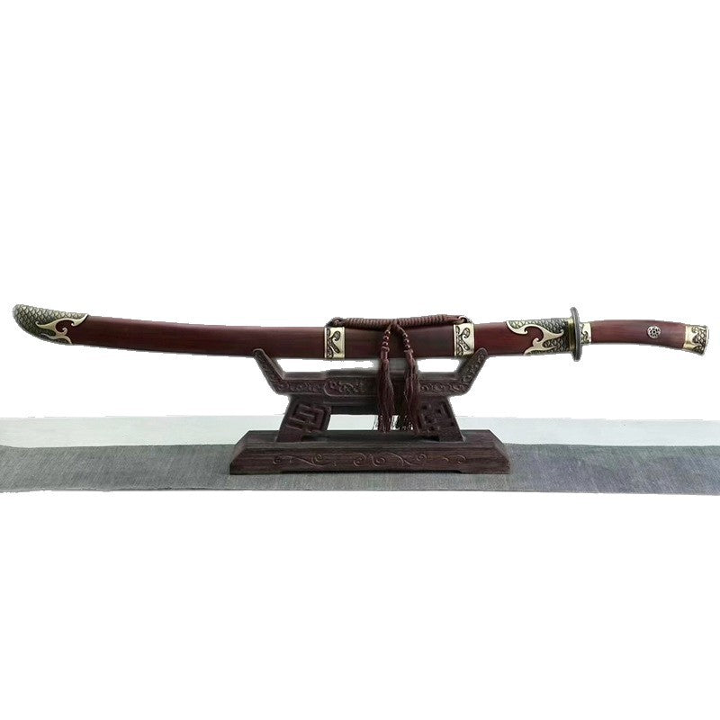 Yanling Knife: Integrated Pattern Steel Sword with Clear Waist Design - Image 5