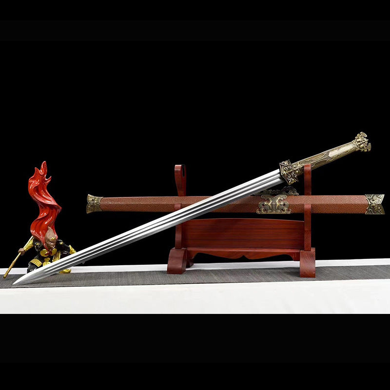 Manganese Steel Han Sword: Qin Sword Collection with Cold Weapon