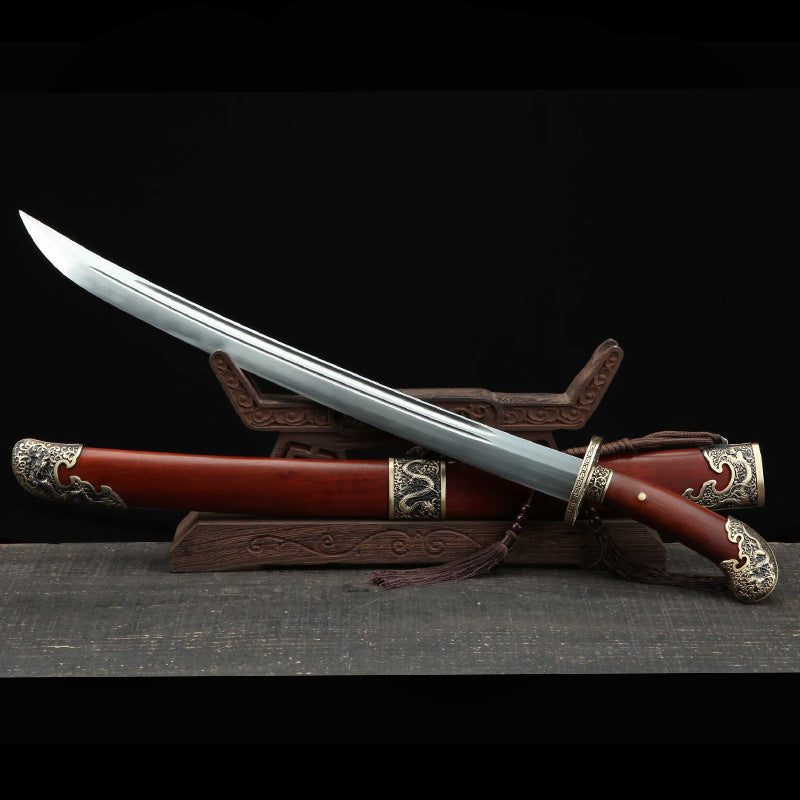 Handmade Manganese Steel "Phantom" Oxtail Knife - Image 3