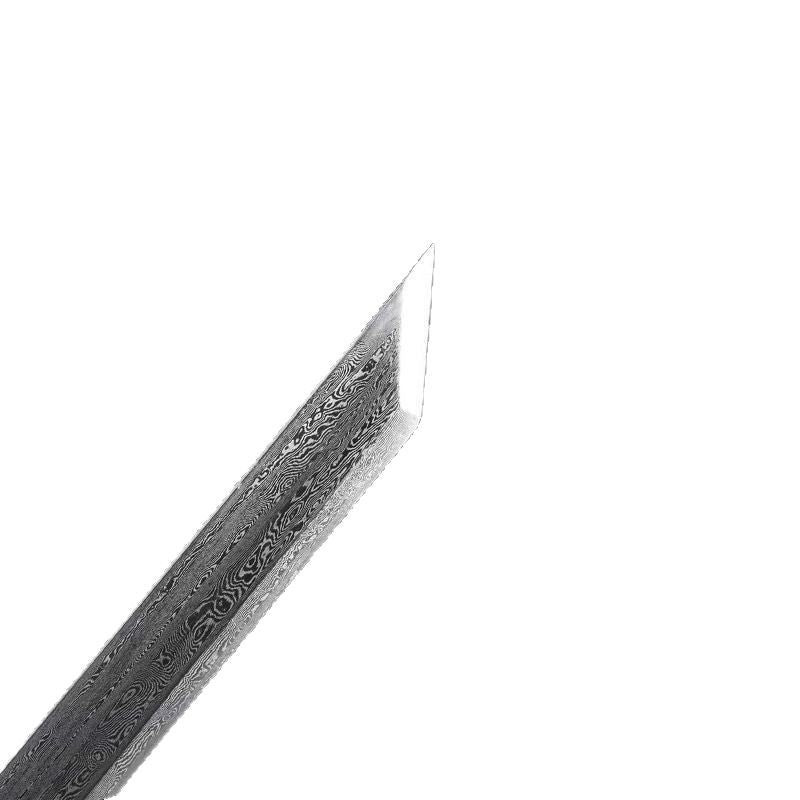 Tang-Style Embroidered Knife - Swan Feather Collection Decoration - Image 5