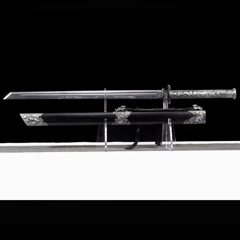 Kirin War Sword - Tang Hengdao One-Piece Sword, Authentic Sword, High Manganese Steel, Embroidered Spring Knife - Image 3