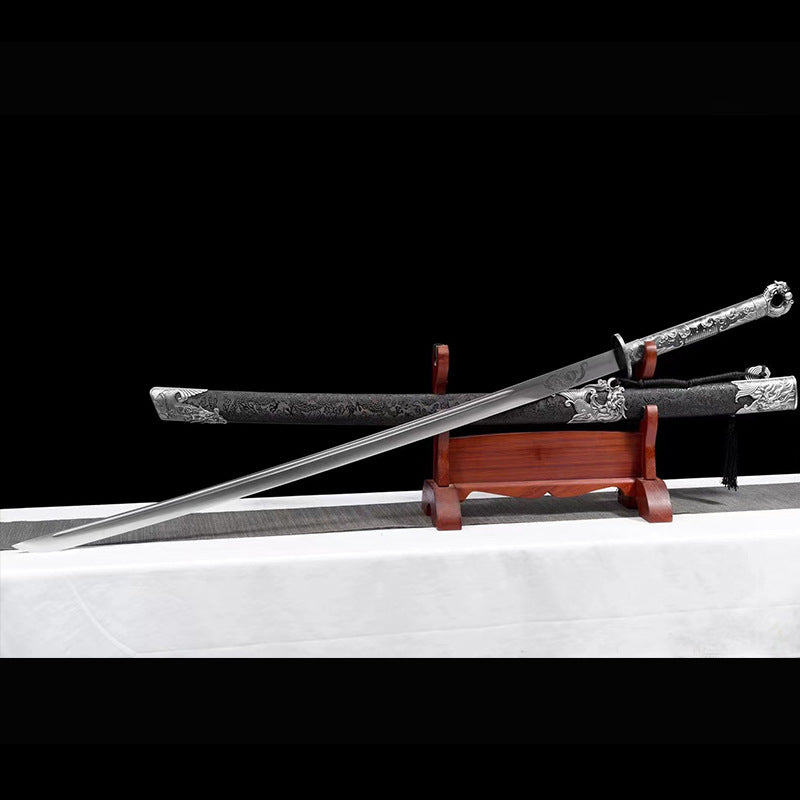 1.4m Miao Dao: Two-Handed Martial Arts Weapon from Longquan, - Image 4