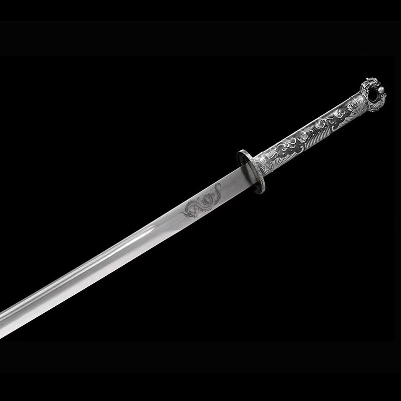 1.4m Miao Dao: Two-Handed Martial Arts Weapon from Longquan, - Image 2