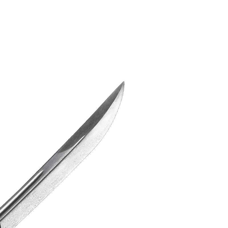 Longquan Xiu Chun Dao - Yan Ling Dao Pattern Steel Handmade Treasure Knife - Image 5