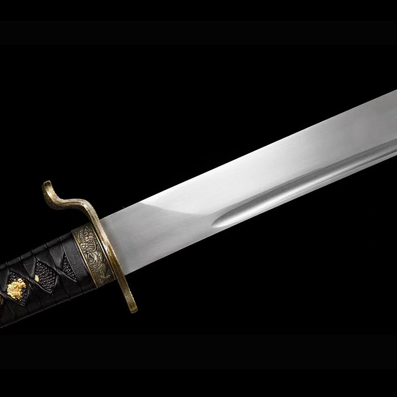 Longquan City Sword Oxtail Knife Integrated Sword Manganese Steel Outdoor Combat Knife - Image 3