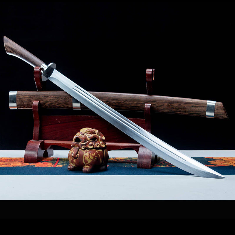 Ox Tail Knife - Longquan Sword, Clear Waist, Embroidered Spring Knife - Image 2