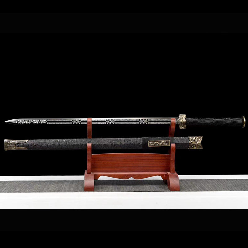Sword: Manganese Steel Han Sword with Tang Hengdao - Image 2