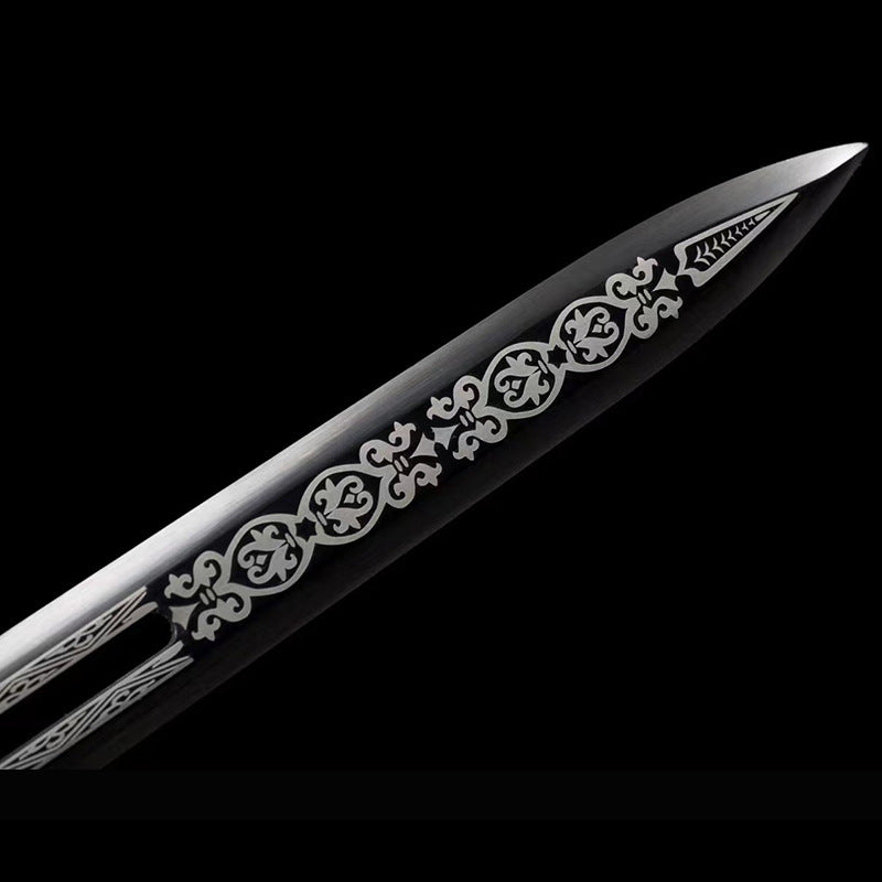 Sword: Manganese Steel Han Sword with Tang Hengdao - Image 4