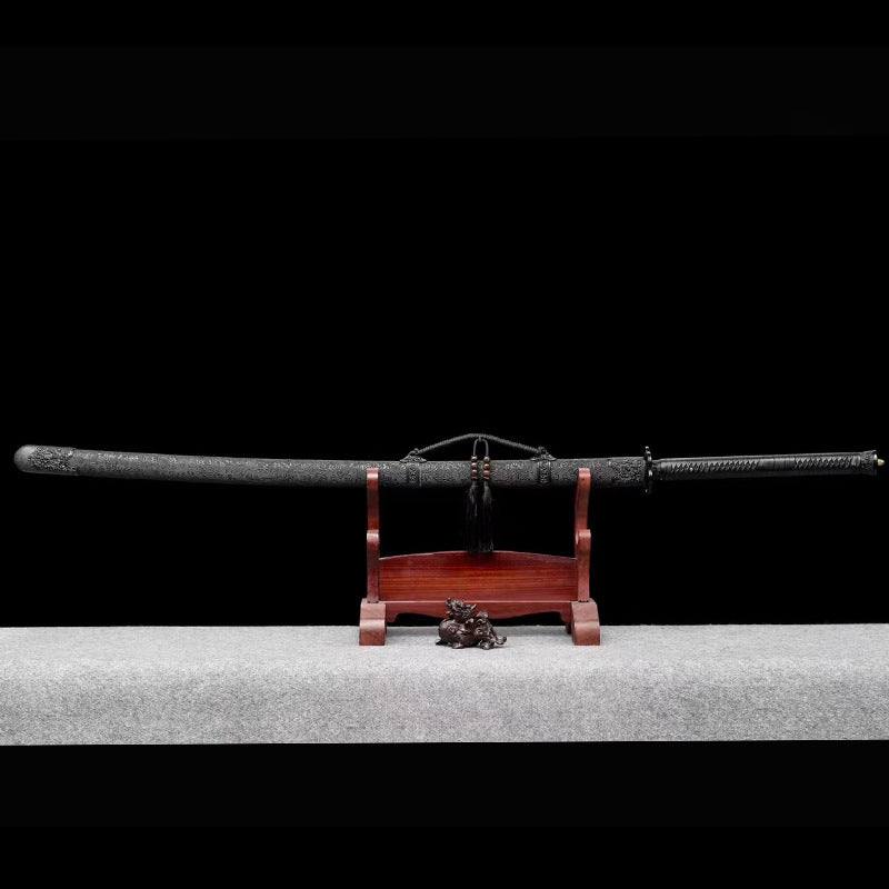 Ding Xiu Miao Dao Qijia Dao Two-Handed Sword Martial Arts Fitness Sword - Image 5