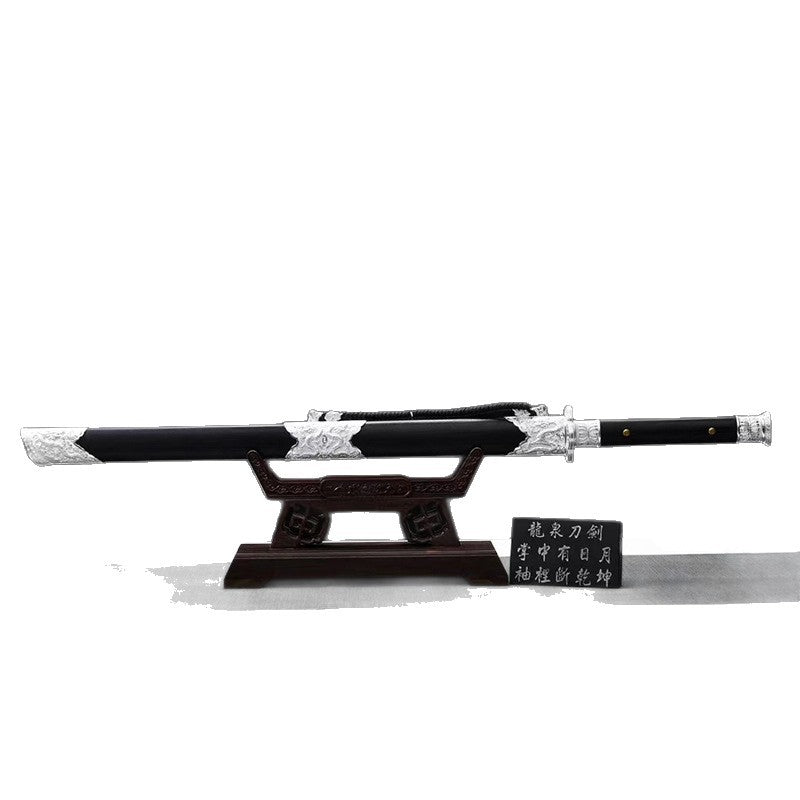 Silver Dragon War Knife - Tang Hengdao, Longquan Sword, Martial Arts Outdoor Weapon - Image 5