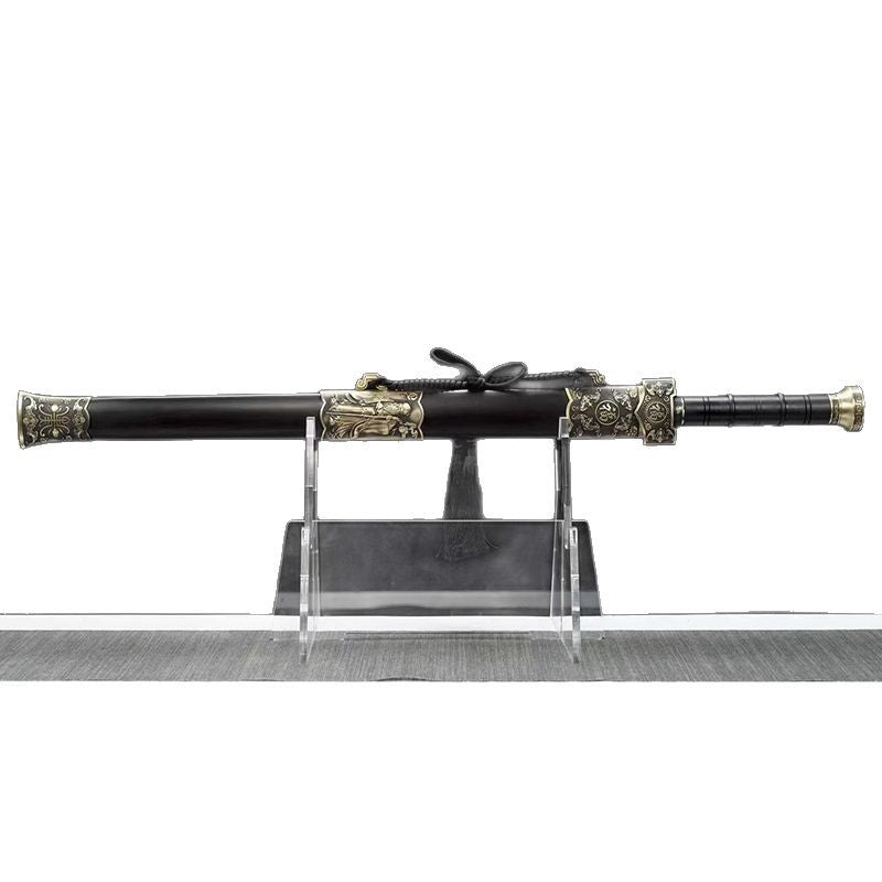 Fushou Sword - Damascus Steel, Eight-Sided Han Sword - Image 5