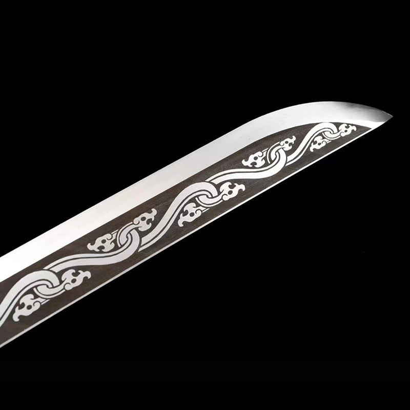 Embroidered Spring Sword: Handmade Longquan Sword with Blade - Image 4