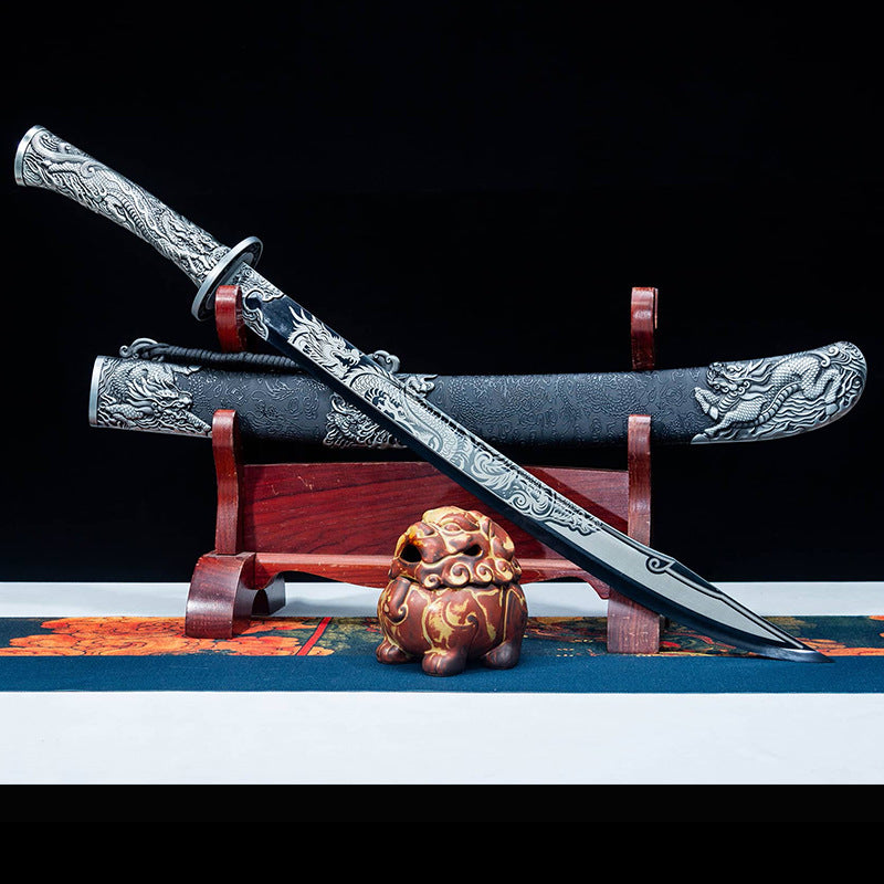 Forged Manganese Steel Kirin Oxtail Knife - Image 4